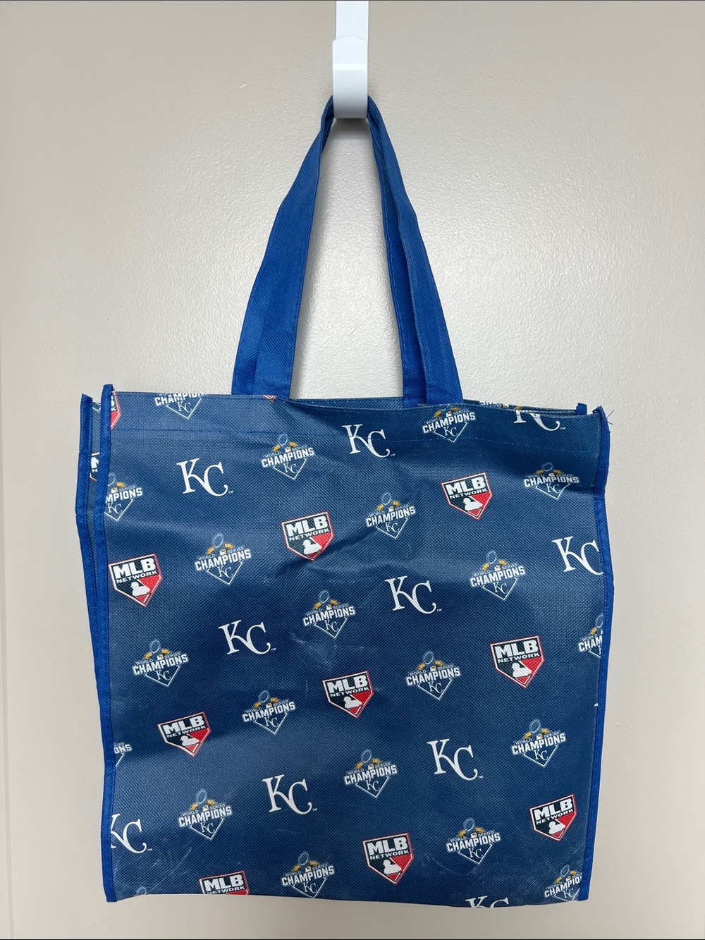 Kansas City Royals MLB Reusable Tote Bag with Bottom Liner